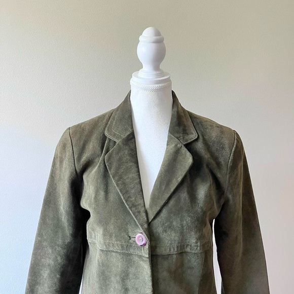 VINTAGE SUEDE BLAZER - Picture 2 of 5